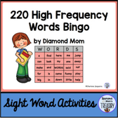 sight words bingo resource