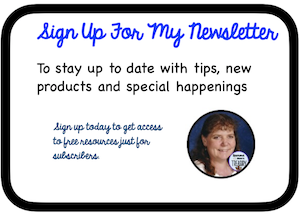 Sign up for my newsletter to stay up to date with tips, new products, and special happenings